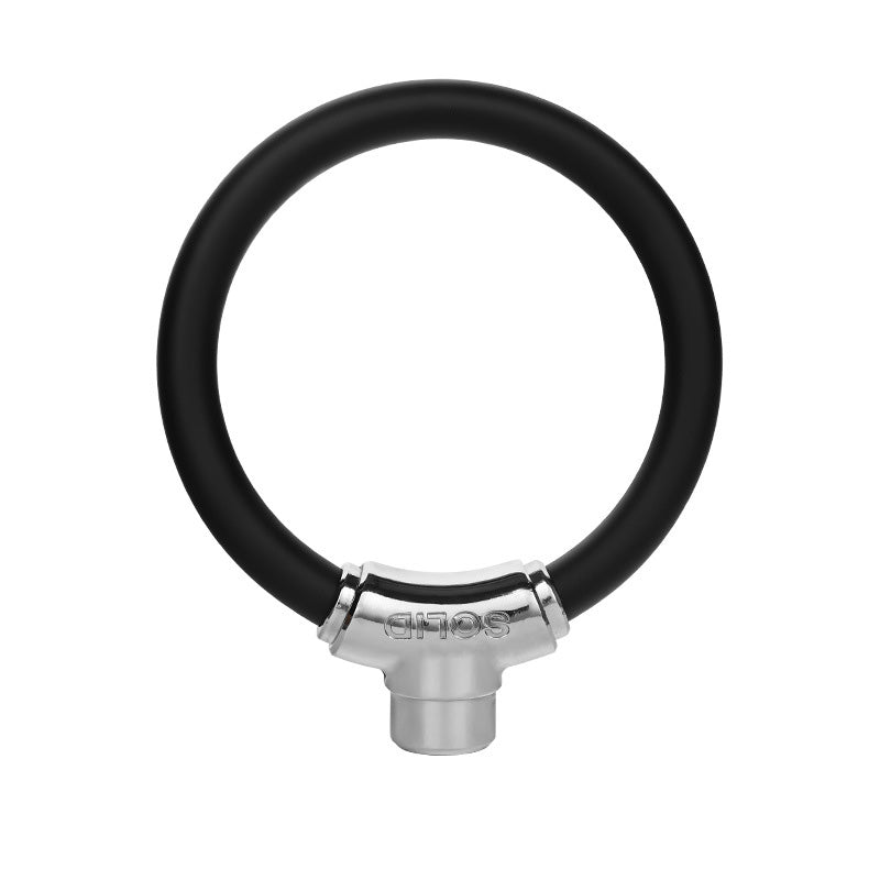 Portable Anti-Theft Ring-Shaped Steel Cable Lock for Bicycles