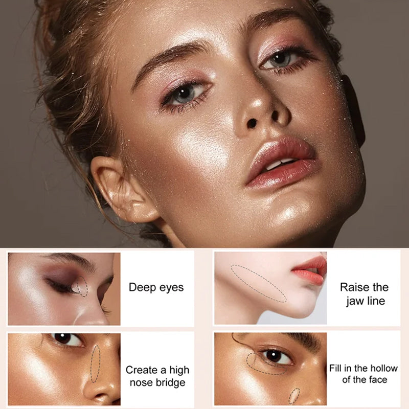 🔥Buy 2 Get 1 Free🔥2024 Highlighter Powder Glitter Stick for Makeup