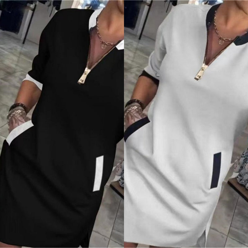 🥰 limited-time offer price 🥰Women’s Trendy Casual V Neck 3/4 Sleeve Dress