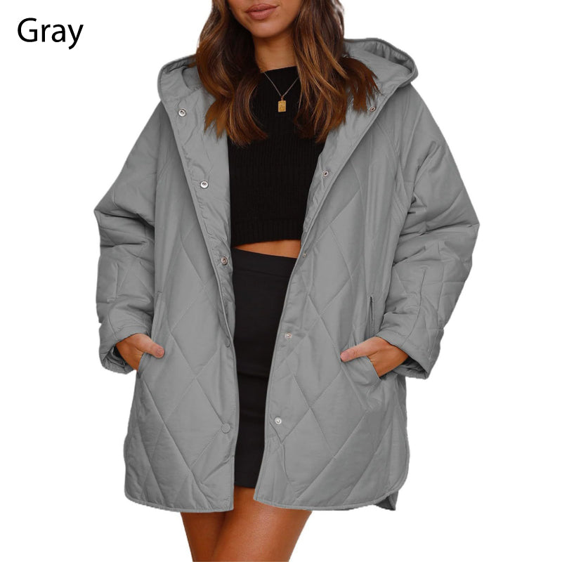 ⏳Time-limited Special⏰Women's Winter Trendy Lightweight Hooded Quilted Jacket✈️ free shipping