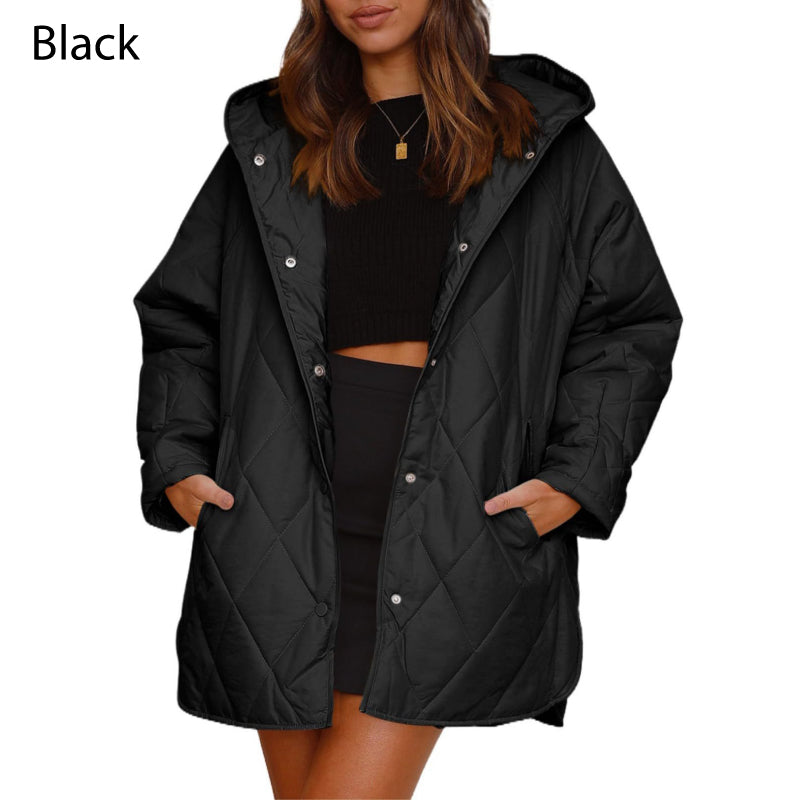 ⏳Time-limited Special⏰Women's Winter Trendy Lightweight Hooded Quilted Jacket✈️ free shipping
