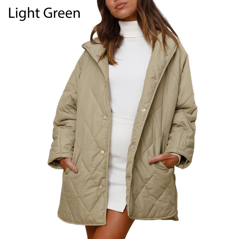 ⏳Time-limited Special⏰Women's Winter Trendy Lightweight Hooded Quilted Jacket✈️ free shipping