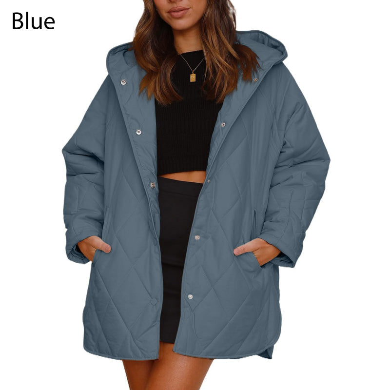 ⏳Time-limited Special⏰Women's Winter Trendy Lightweight Hooded Quilted Jacket✈️ free shipping