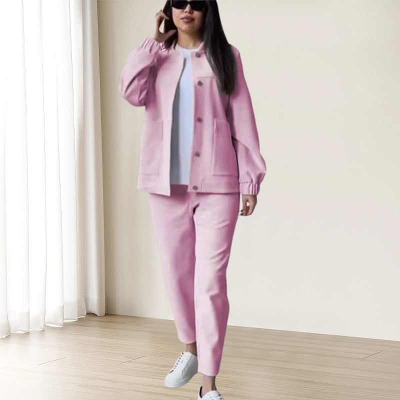 ✨Autumn Winter Series✨Casual Button Down Top & Pants Set