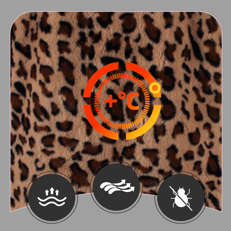 ❄️Winter Specials❄️ Women's Warm Leopard Print Faux Fur Coat ✈️ free shipping
