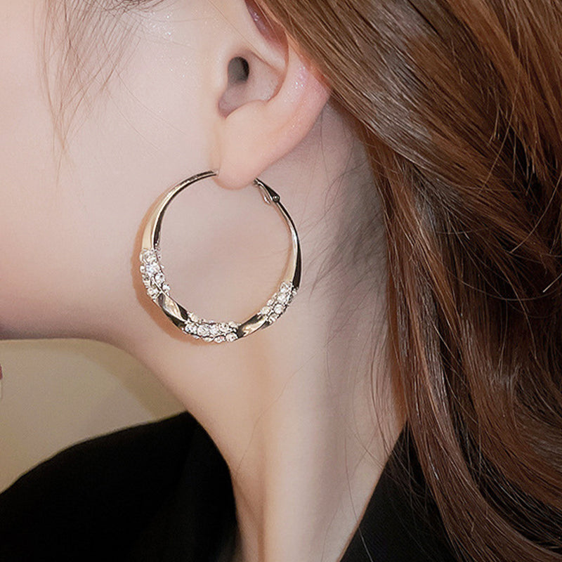 💖Pendientes Círculo con Circonita