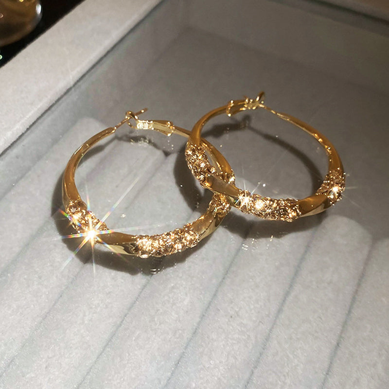💖Pendientes Círculo con Circonita