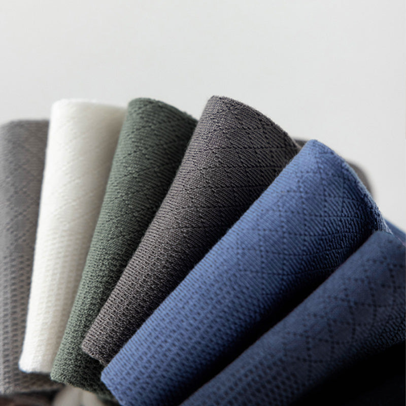 💗LAST DAY -50% OFF💗Men's Solid Color Mesh Breathable Socks