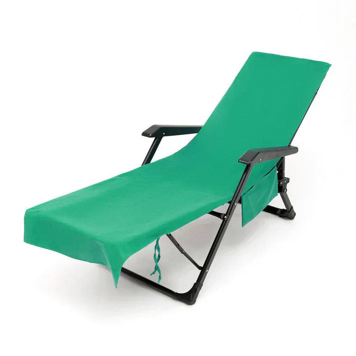 🫧Summer Hot Sale 50% OFF🏖️Sun Lounger Towel in Bag with Pockets Storage