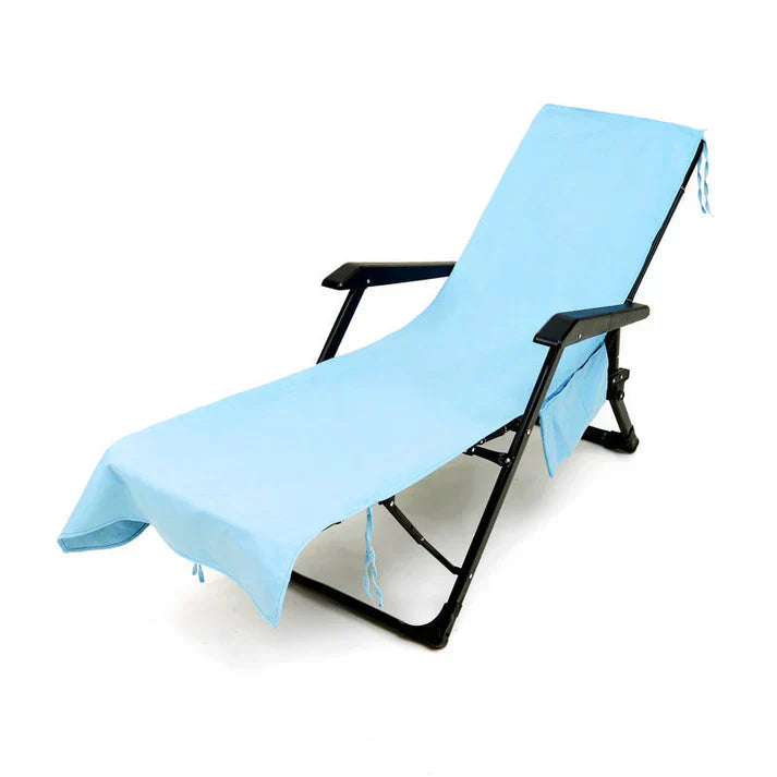 🫧Summer Hot Sale 50% OFF🏖️Sun Lounger Towel in Bag with Pockets Storage