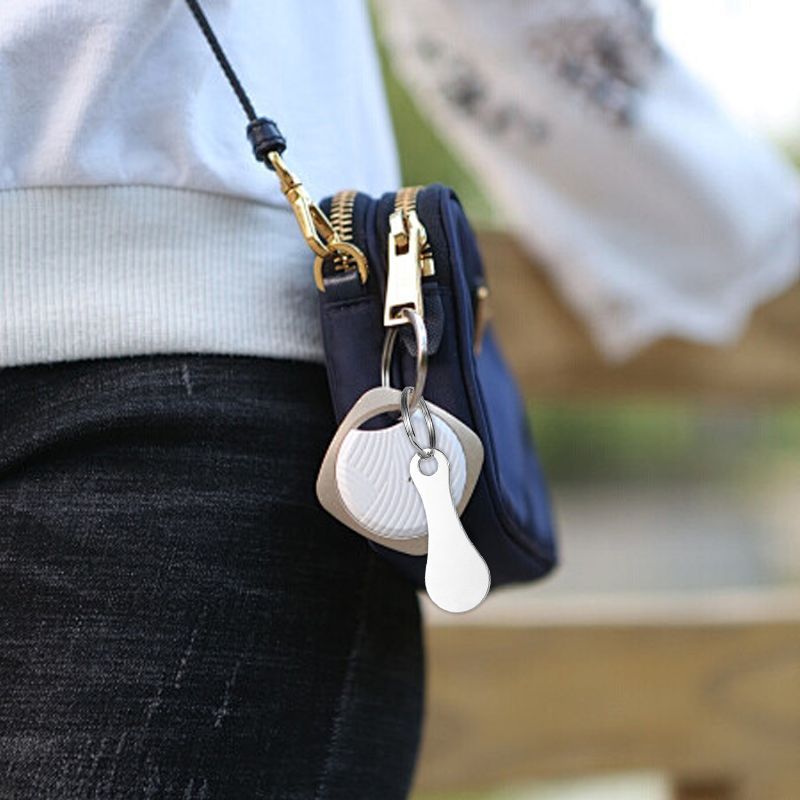 🔑2 Pieces Stainless Steel Shopping Trolley Token Keyrings