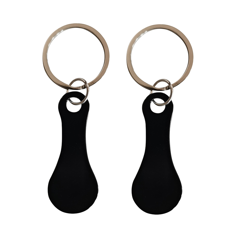 🔑2 Pieces Stainless Steel Shopping Trolley Token Keyrings