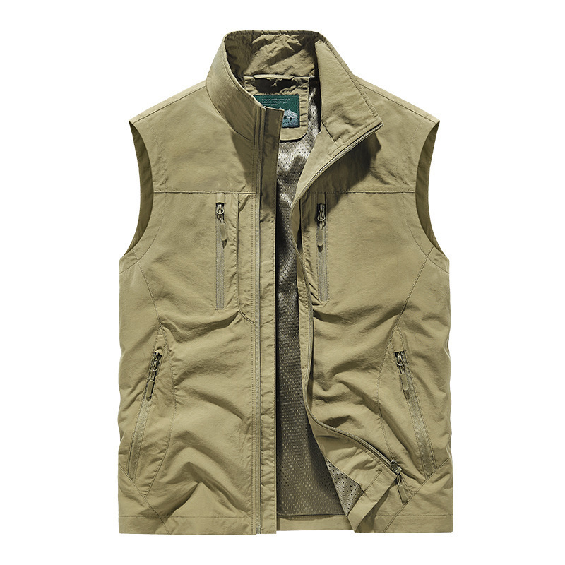 👕 Oversized Men's Sleeveless Vest Jacket – Roomy Fit, Functional Pockets, Trendy Street Style ✨