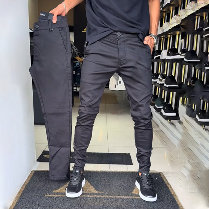 🔥2025 Hot Sale 50% OFF✨Men’s Slim-Fit Casual Solid Color Pants