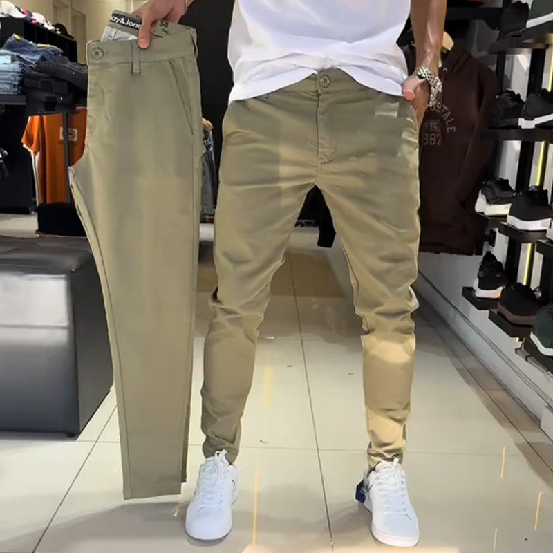 🔥2025 Hot Sale 50% OFF✨Men’s Slim-Fit Casual Solid Color Pants