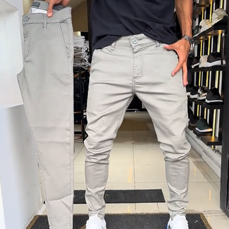 🔥2025 Hot Sale 50% OFF✨Men’s Slim-Fit Casual Solid Color Pants