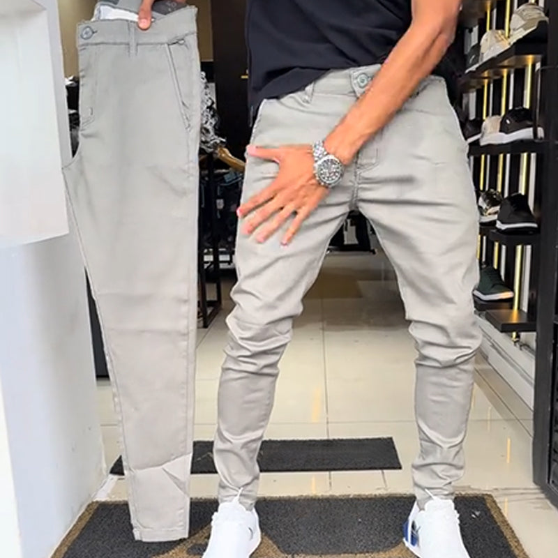🔥2025 Hot Sale 50% OFF✨Men’s Slim-Fit Casual Solid Color Pants