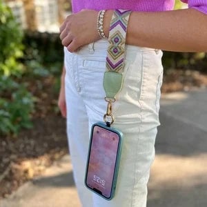 ❣️HOT SALE-59% OFF📱Crossbody Phone Strap with Zippered Pouch