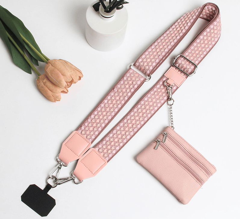 ❣️HOT SALE-59% OFF📱Crossbody Phone Strap with Zippered Pouch