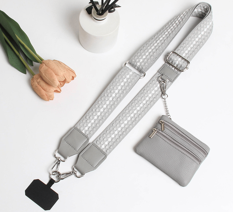 ❣️HOT SALE-59% OFF📱Crossbody Phone Strap with Zippered Pouch
