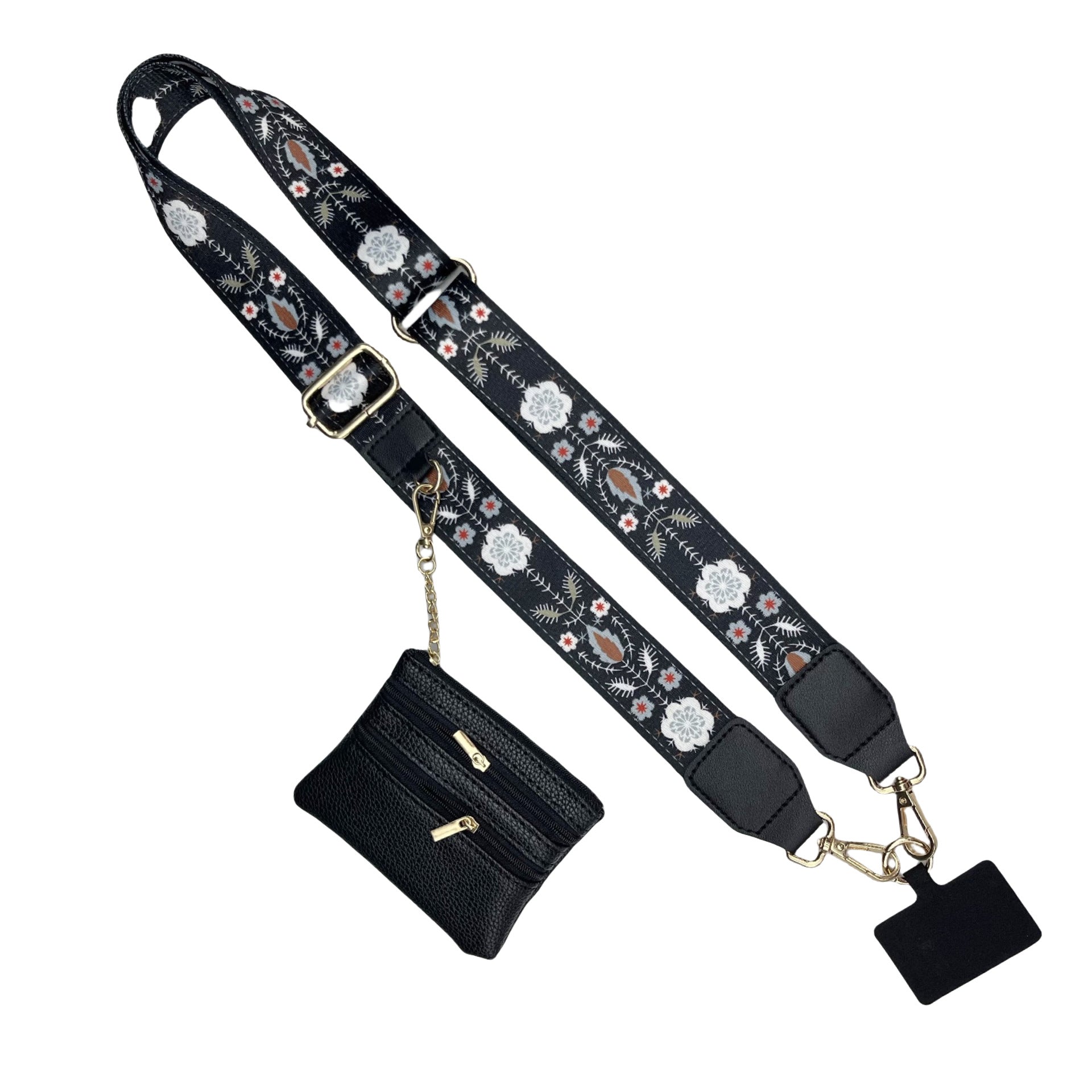 ❣️HOT SALE-59% OFF📱Crossbody Phone Strap with Zippered Pouch