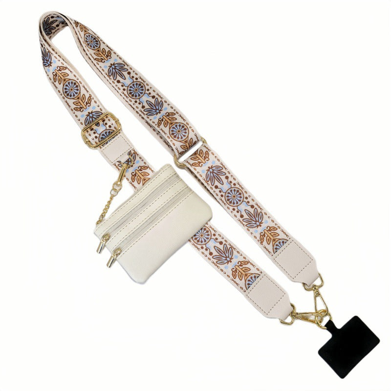 ❣️HOT SALE-59% OFF📱Crossbody Phone Strap with Zippered Pouch