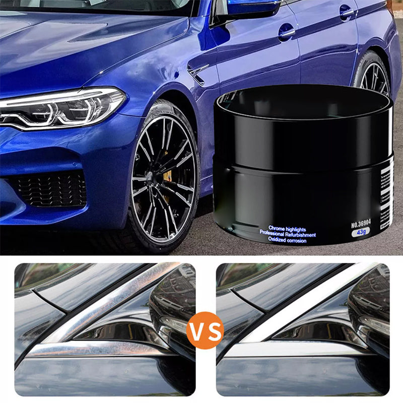 LAST DAY PROMOTION - 50%OFF🚗Car Chrome Polish & Rust Remover Kit