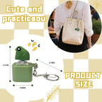 🔥HOT SALE-UP TO 50% Off🔥Frog Croaking Fidget Toy - Rechargeable Frog Croaking Keychain, Frog Croaking Stress Reliever with Colorful Lights, Fun & Portable Anxiety Relief Toy