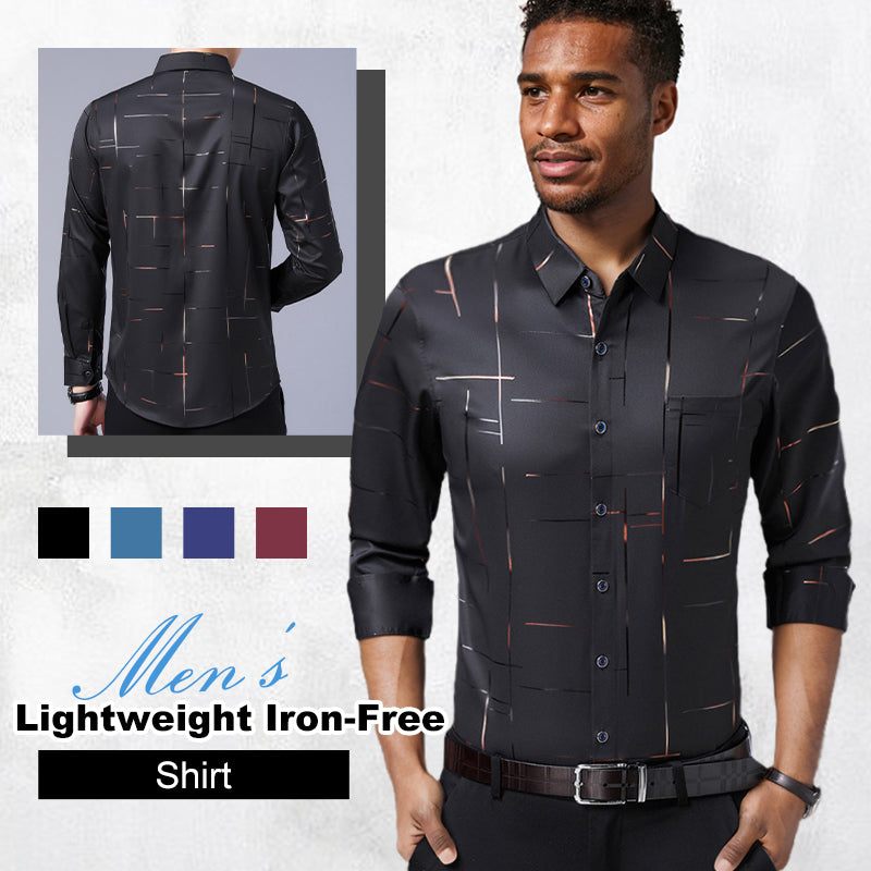 🌲New Year Sale 50% OFF🌲Men's Thin Iron-free Shirt