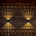 ✨☀️4 LED Solar Colorful Wall Lights Outdoor Light Waterproof