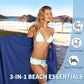 🫧Summer Hot Sale 50% OFF🏖️Sun Lounger Towel in Bag with Pockets Storage