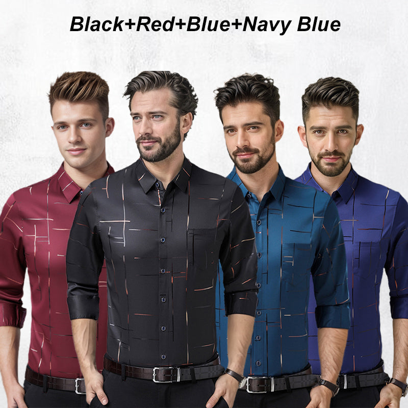🌲New Year Sale 50% OFF🌲Men's Thin Iron-free Shirt