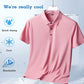 4pcs free shipping👕Ice Silk Short-sleeved Men's Shirt