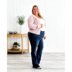 👖Hot Sale 56% Off🔥Vintage Double Button Frayed Hem Bootcut Jeans