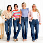 👖Hot Sale 56% Off🔥Vintage Double Button Frayed Hem Bootcut Jeans