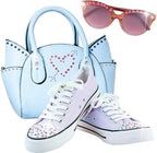 🎅Early Xmas Sales 🎁Glitter Diamond Styling Tools Hair Gemstone Styling Set +180 colorful gemstones to light up girls' hair