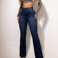 Stretch flare jeans with a high waist💖BUY 2 GET FREE SHIPPING