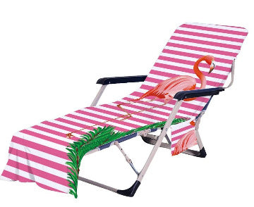 🫧Summer Hot Sale 50% OFF🏖️Sun Lounger Towel in Bag with Pockets Storage