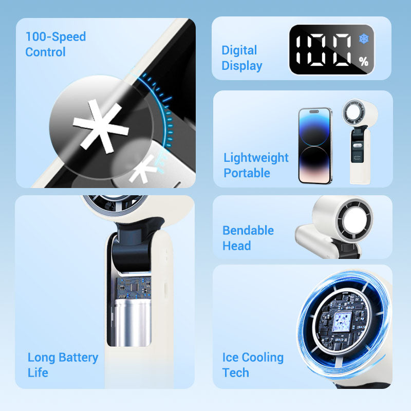 ❄️Mini Cool Handheld Powerful Fan