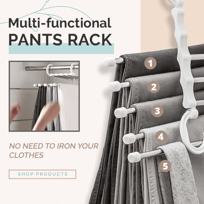 💗LAST DAY - BUY 1 GET 1 FREE💗LAST DAY 49% OFF - Multi-functional Pants Rack