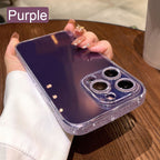 🔥Limited Time 50% OFF🔥Glossy transparent iPhone case with side camera protection