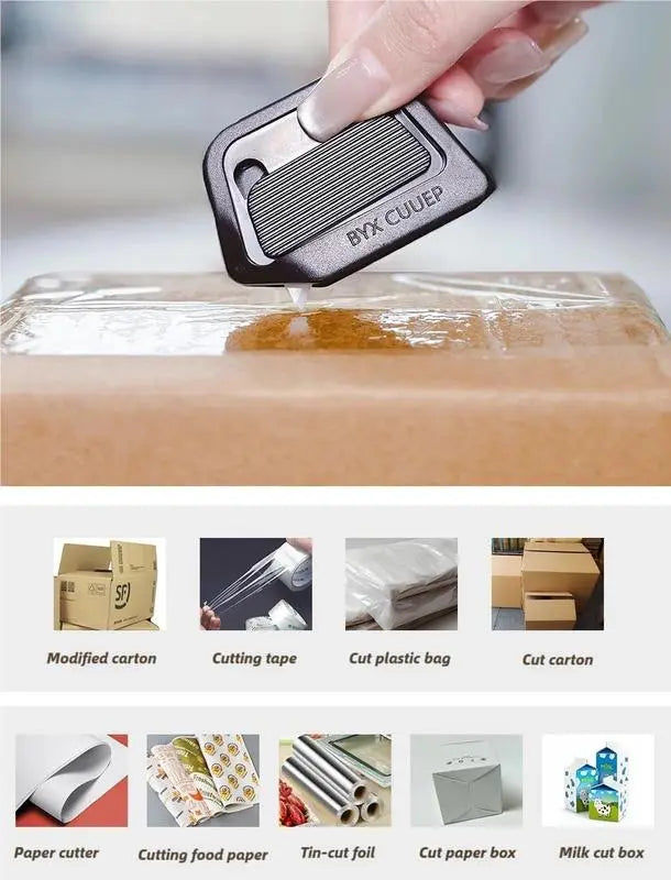 📦LAST DAY PROMOTION-BUY 1 GET 1 FREE! ✨ Mini Ceramic Paper Cutter, Ceramic Safety Blade, Pocket Sized, Auto-Retractable, Stays Sharp Up to 10X Longer Cutting Supplies Styrofoam Cutting Tool🔒📦