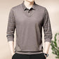 📢📢Flash Sale: Ending in 3 Hours!⏰⏰Men's Faux Two Piece Lapel Long-Sleeve Tops👔Multi-scenario fit🔥