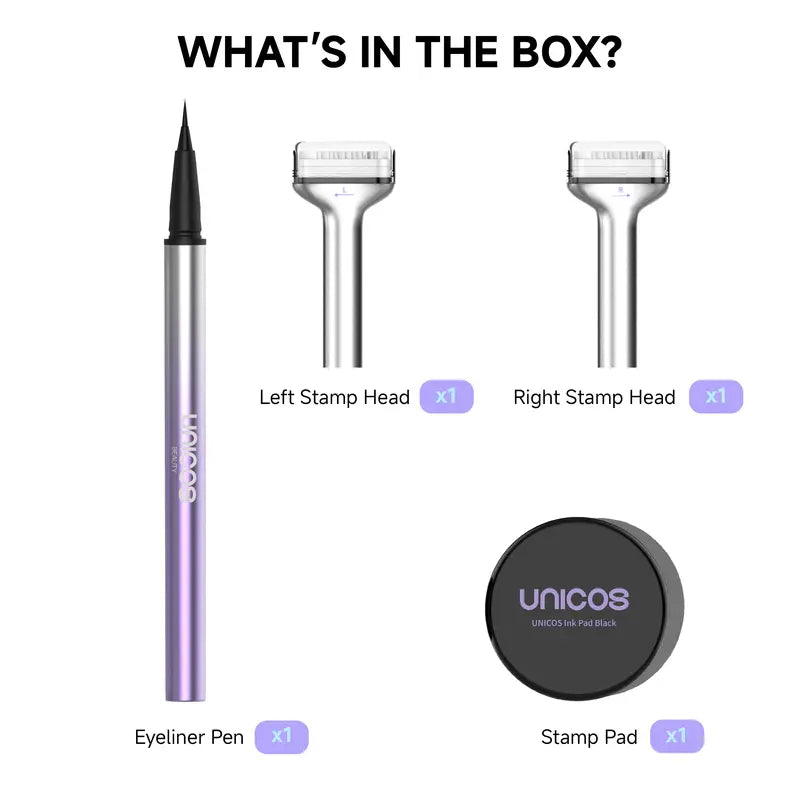 💗LAST DAY - BUY 1 GET 1 FREE💗Unicos Lower Eyelash Stamp, 2-in-1 Eyeliner makeup tool for eyelash
