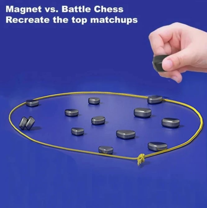 💗Gift Idea Hot Sale 60% OFF🎅🎄Magnetic™ Chess Game✨Make Your Game Night Magnetic🪄