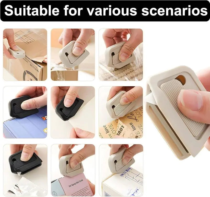 📦LAST DAY PROMOTION-BUY 1 GET 1 FREE! ✨ Mini Ceramic Paper Cutter, Ceramic Safety Blade, Pocket Sized, Auto-Retractable, Stays Sharp Up to 10X Longer Cutting Supplies Styrofoam Cutting Tool🔒📦