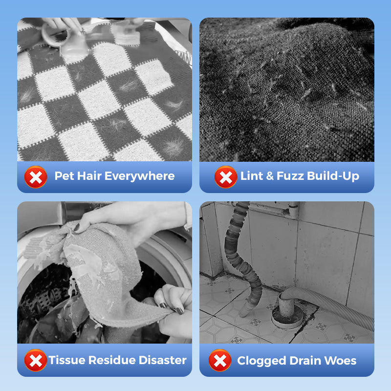 🎉Hot Sale 50% OFF🎉Floating Lint Mesh Bag For LaundryFloating Hair Filtering Mesh Removal (BUY MORE GET MORE)