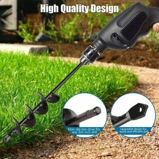 🎁Hot Sale 50% OFF⏳Easy Gardening Auger Spiral Drill Bit