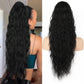 💜 LAST DAY PROMOTION - 50%OFF💜18 Inch Curly Wavy Frizzy Hair Extension with Ponytail