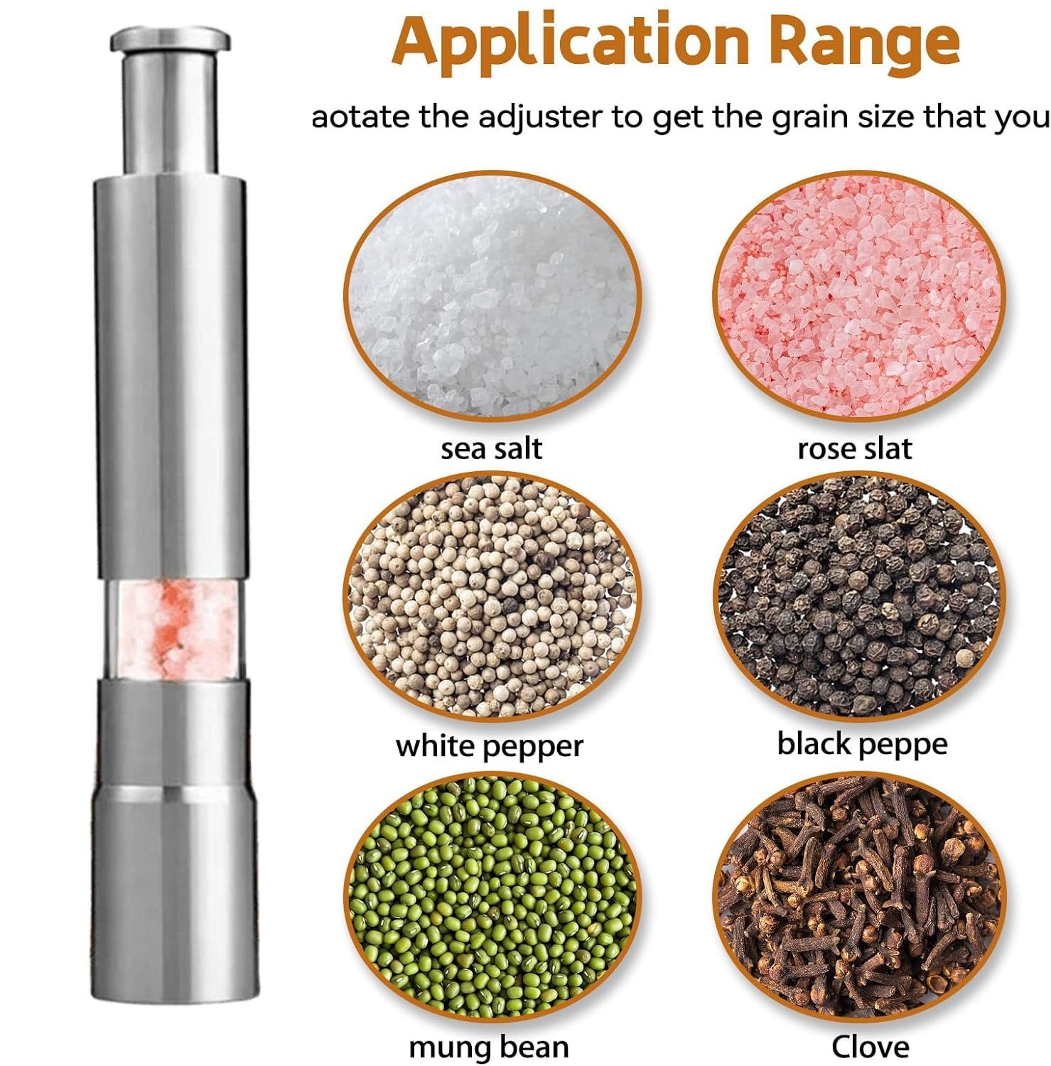 🔥BUY 2 GET 1 FREE🔥 Salt, Pepper & Spice Grinder